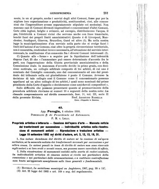 Il diritto commerciale rivista periodica e critica di giurisprudenza e legislazione