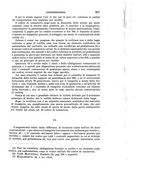 Il diritto commerciale rivista periodica e critica di giurisprudenza e legislazione