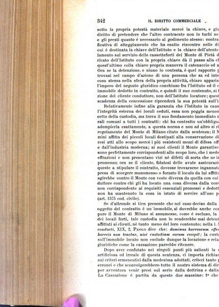 Il diritto commerciale rivista periodica e critica di giurisprudenza e legislazione