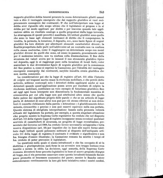 Il diritto commerciale rivista periodica e critica di giurisprudenza e legislazione