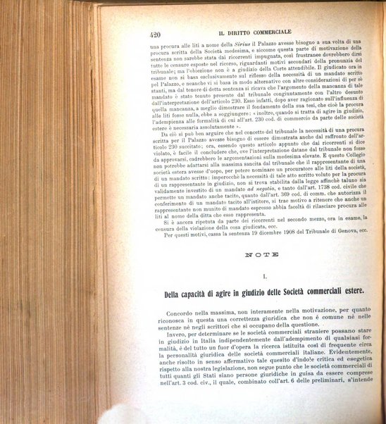 Il diritto commerciale rivista periodica e critica di giurisprudenza e legislazione