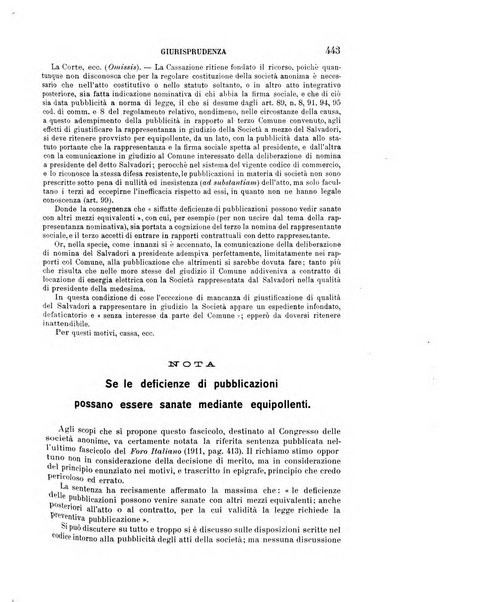 Il diritto commerciale rivista periodica e critica di giurisprudenza e legislazione