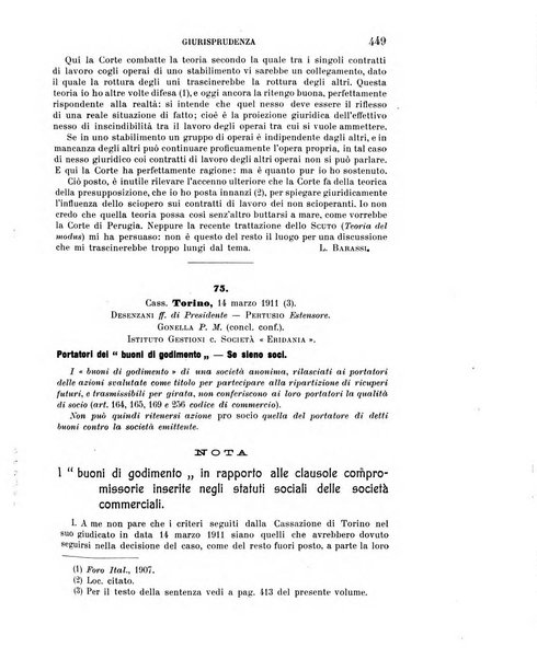 Il diritto commerciale rivista periodica e critica di giurisprudenza e legislazione