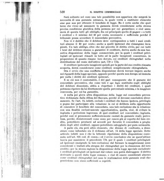 Il diritto commerciale rivista periodica e critica di giurisprudenza e legislazione