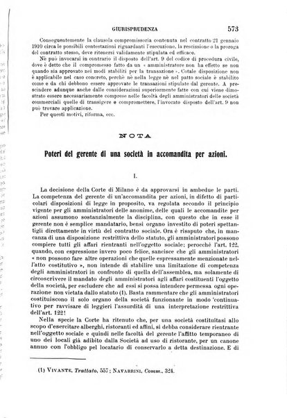 Il diritto commerciale rivista periodica e critica di giurisprudenza e legislazione