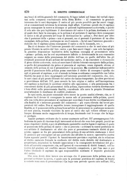 Il diritto commerciale rivista periodica e critica di giurisprudenza e legislazione