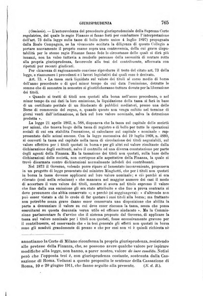 Il diritto commerciale rivista periodica e critica di giurisprudenza e legislazione