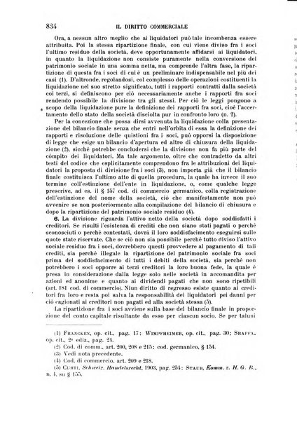 Il diritto commerciale rivista periodica e critica di giurisprudenza e legislazione