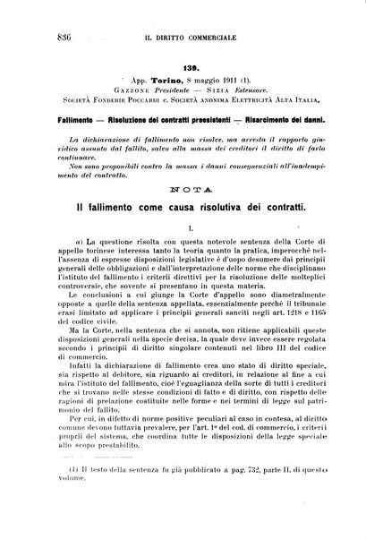 Il diritto commerciale rivista periodica e critica di giurisprudenza e legislazione