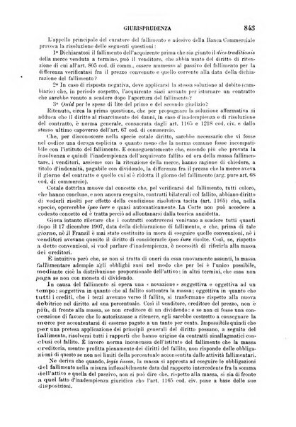 Il diritto commerciale rivista periodica e critica di giurisprudenza e legislazione