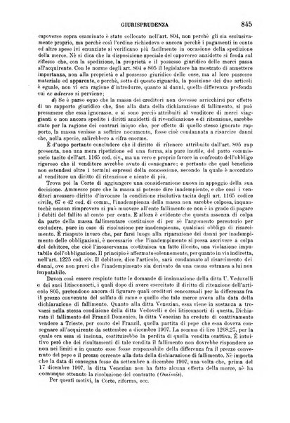 Il diritto commerciale rivista periodica e critica di giurisprudenza e legislazione