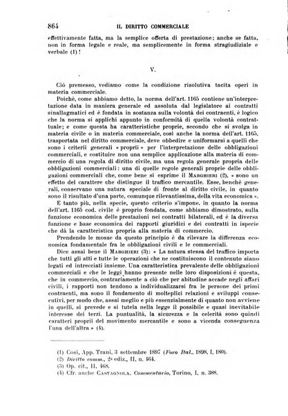 Il diritto commerciale rivista periodica e critica di giurisprudenza e legislazione