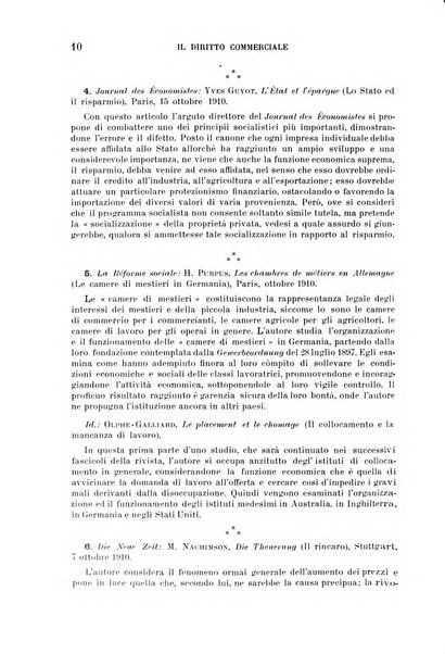 Il diritto commerciale rivista periodica e critica di giurisprudenza e legislazione