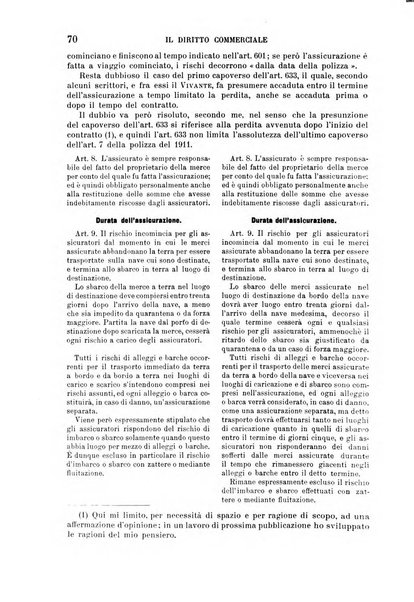 Il diritto commerciale rivista periodica e critica di giurisprudenza e legislazione