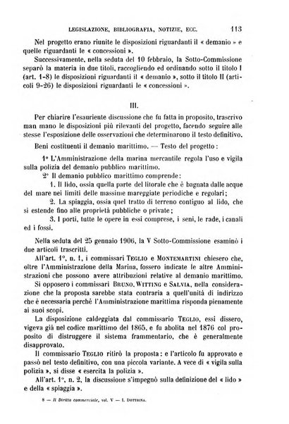 Il diritto commerciale rivista periodica e critica di giurisprudenza e legislazione