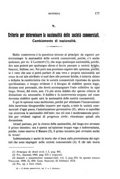 Il diritto commerciale rivista periodica e critica di giurisprudenza e legislazione