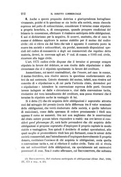 Il diritto commerciale rivista periodica e critica di giurisprudenza e legislazione