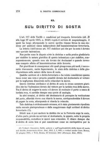 Il diritto commerciale rivista periodica e critica di giurisprudenza e legislazione