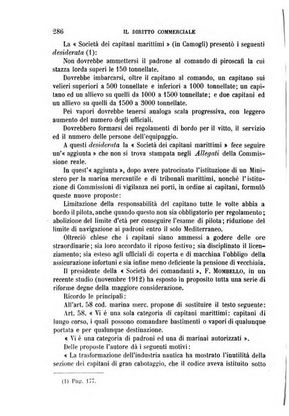 Il diritto commerciale rivista periodica e critica di giurisprudenza e legislazione