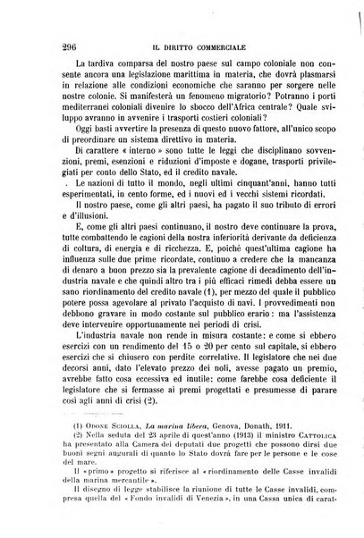 Il diritto commerciale rivista periodica e critica di giurisprudenza e legislazione