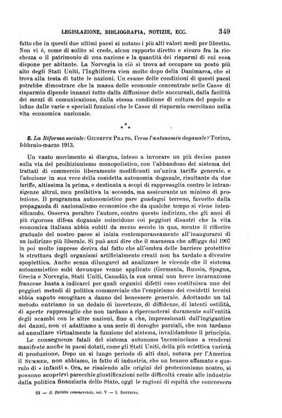 Il diritto commerciale rivista periodica e critica di giurisprudenza e legislazione