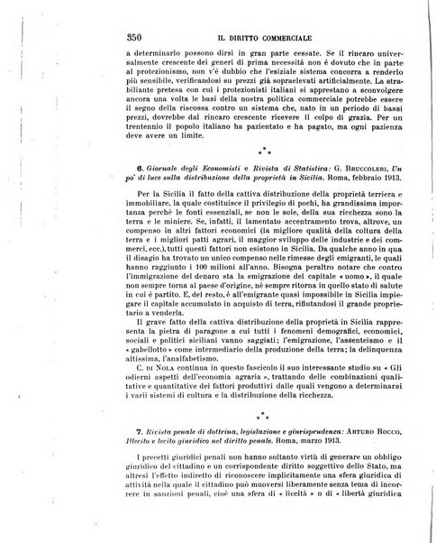 Il diritto commerciale rivista periodica e critica di giurisprudenza e legislazione