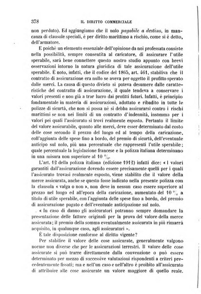 Il diritto commerciale rivista periodica e critica di giurisprudenza e legislazione