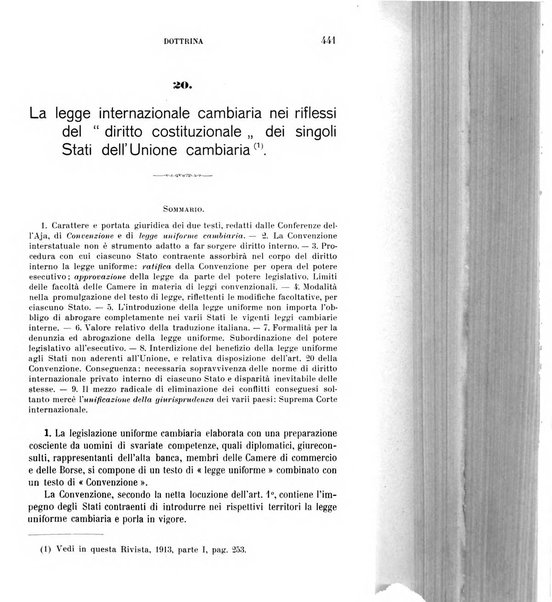 Il diritto commerciale rivista periodica e critica di giurisprudenza e legislazione