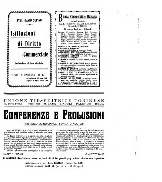 Il diritto commerciale rivista periodica e critica di giurisprudenza e legislazione