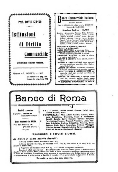 Il diritto commerciale rivista periodica e critica di giurisprudenza e legislazione