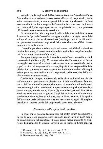 Il diritto commerciale rivista periodica e critica di giurisprudenza e legislazione