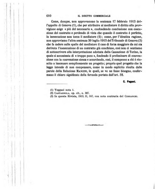 Il diritto commerciale rivista periodica e critica di giurisprudenza e legislazione