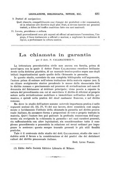 Il diritto commerciale rivista periodica e critica di giurisprudenza e legislazione