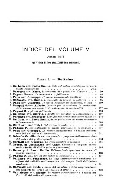 Il diritto commerciale rivista periodica e critica di giurisprudenza e legislazione