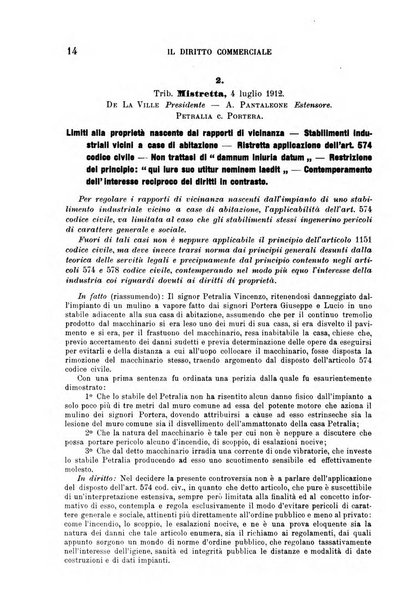 Il diritto commerciale rivista periodica e critica di giurisprudenza e legislazione