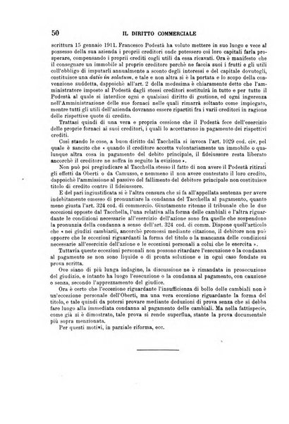 Il diritto commerciale rivista periodica e critica di giurisprudenza e legislazione