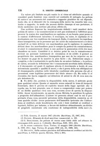 Il diritto commerciale rivista periodica e critica di giurisprudenza e legislazione