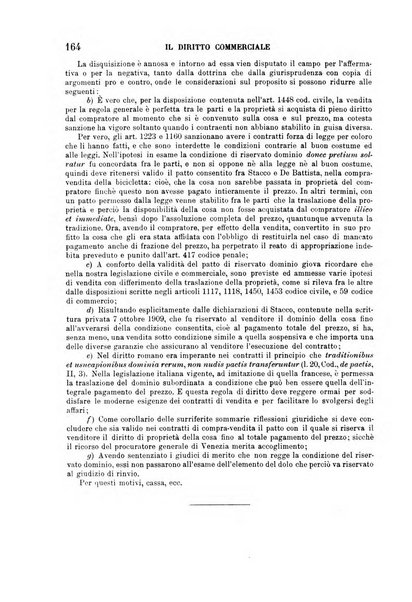 Il diritto commerciale rivista periodica e critica di giurisprudenza e legislazione