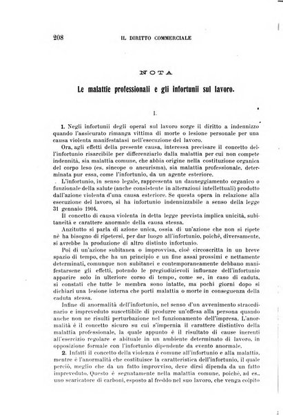 Il diritto commerciale rivista periodica e critica di giurisprudenza e legislazione