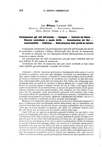 Il diritto commerciale rivista periodica e critica di giurisprudenza e legislazione