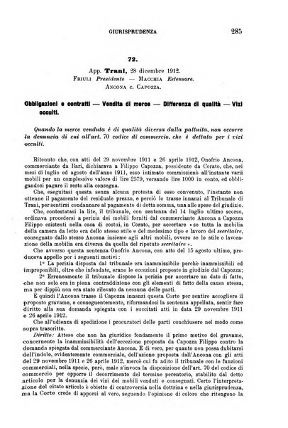 Il diritto commerciale rivista periodica e critica di giurisprudenza e legislazione