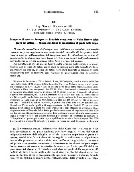 Il diritto commerciale rivista periodica e critica di giurisprudenza e legislazione