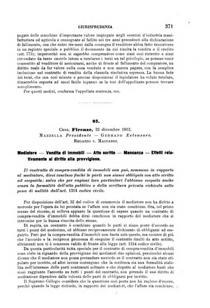 Il diritto commerciale rivista periodica e critica di giurisprudenza e legislazione