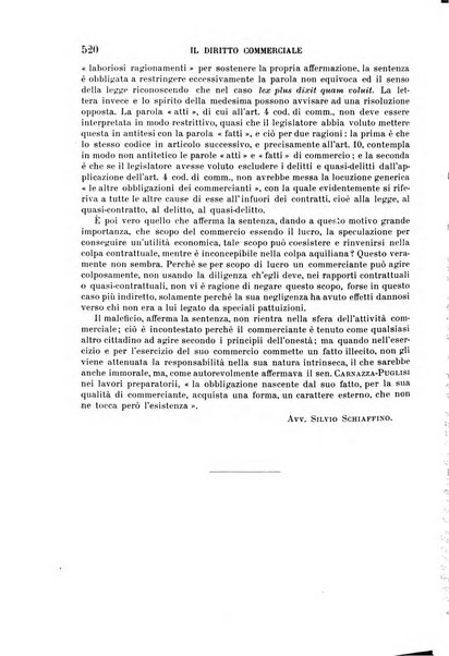 Il diritto commerciale rivista periodica e critica di giurisprudenza e legislazione