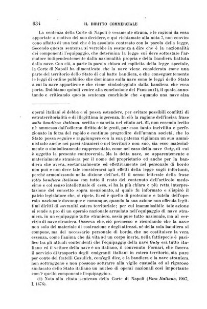 Il diritto commerciale rivista periodica e critica di giurisprudenza e legislazione