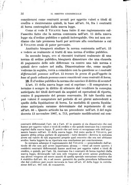 Il diritto commerciale rivista periodica e critica di giurisprudenza e legislazione