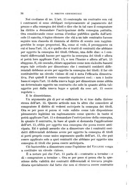 Il diritto commerciale rivista periodica e critica di giurisprudenza e legislazione