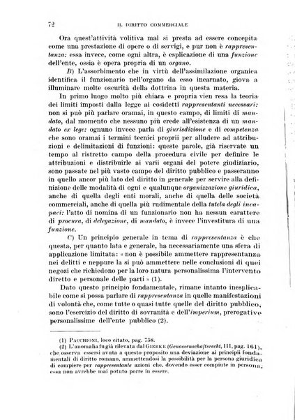 Il diritto commerciale rivista periodica e critica di giurisprudenza e legislazione