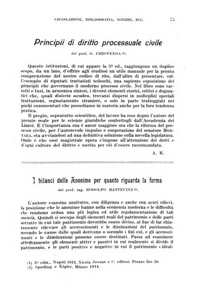 Il diritto commerciale rivista periodica e critica di giurisprudenza e legislazione