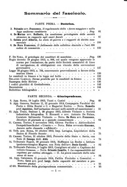 Il diritto commerciale rivista periodica e critica di giurisprudenza e legislazione